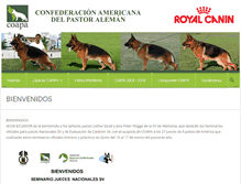 Tablet Screenshot of coapa.org